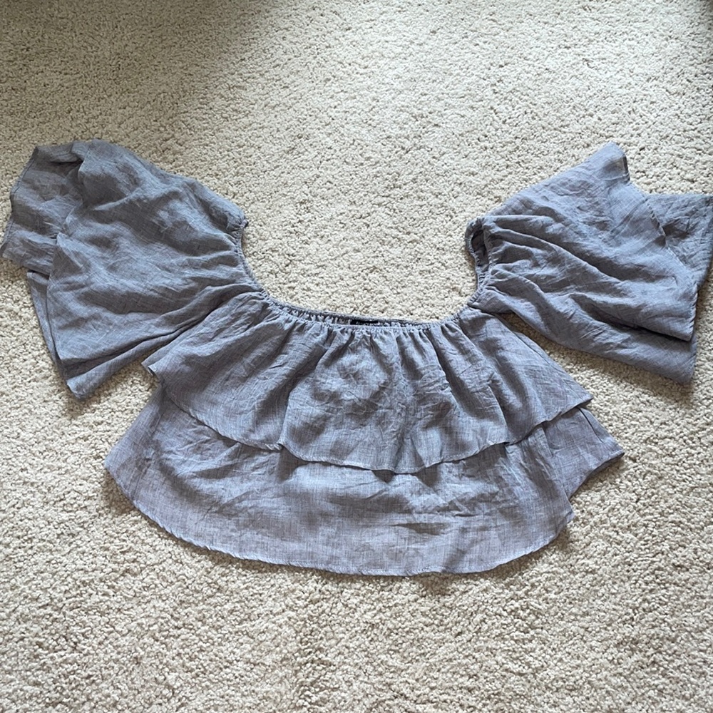 Off-Shoulder Crop Top